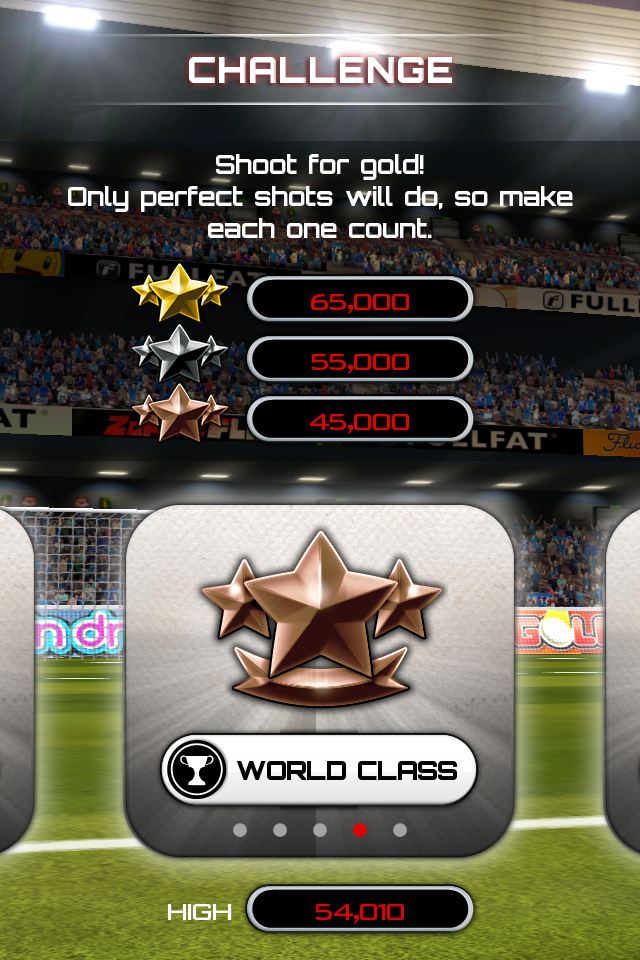 Test flicksoccer challenge