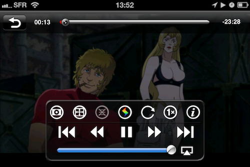 AnyPlayer Lecture vidéo horizontale