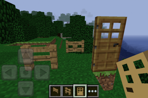 Portes et barrière sur Minecraft