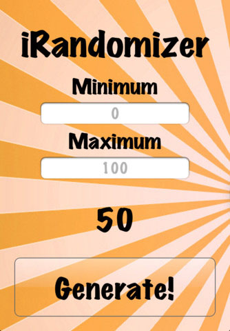 iRandomizer Numbers