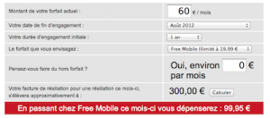 FreeMobile Calculateur