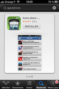 IOS6 Fonction recherche