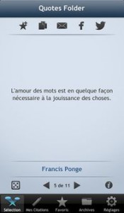 Quotes Folder resultat 175x300 Les bons plans de l’App Store de ce lundi 11 Mars 2013